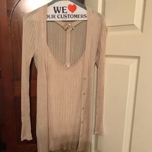 Two-piece cardigan sweater